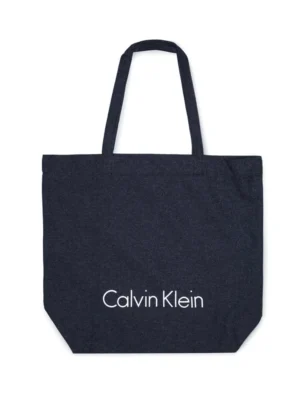 Calvin Klein Canvas Tote Bag (Black)