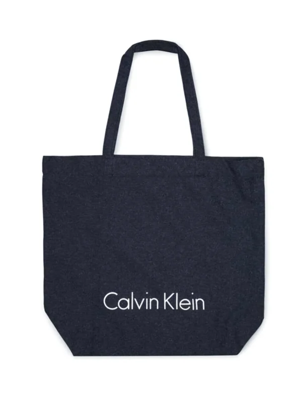 Calvin Klein Canvas Tote Bag (Black)