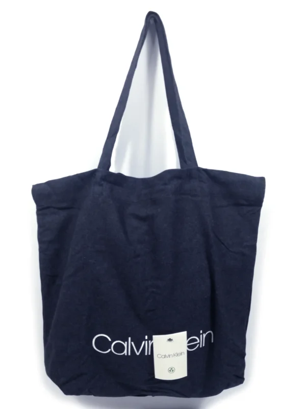 Calvin Klein Canvas Tote Bag (Black) - Image 2