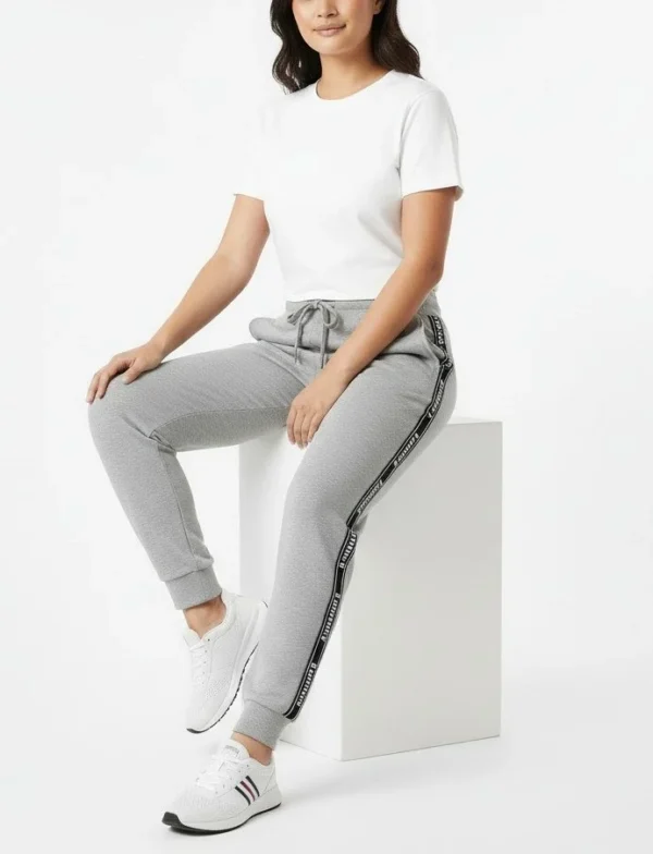 Tommy Hilfiger Women's Logo Tape Jogger Sweatpants (Large) - Image 10