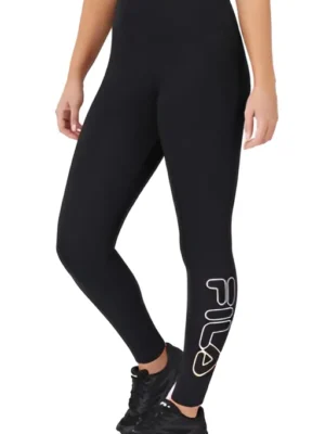 Fila Women's Multi Color High Waist Leggings (Large)