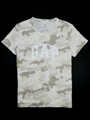 Gap Logo Women's Camo Army T-shirt (Large)