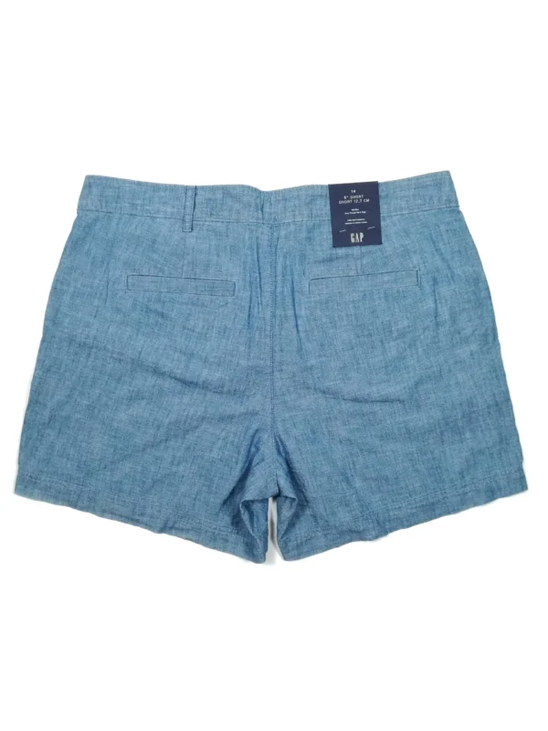 GAP Women's Mid-Rise Denim Shorts (Size 14, 5” Inseam) - Image 8
