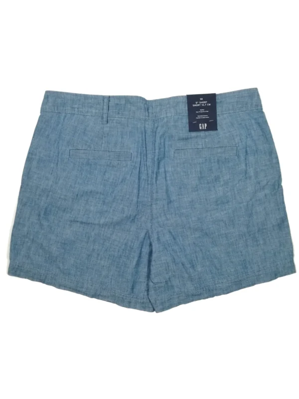 GAP Women's Mid-Rise Denim Shorts (Size 14, 5” Inseam) - Image 7