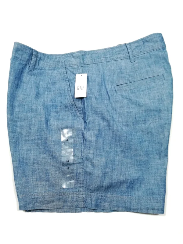 GAP Women's Mid-Rise Denim Shorts (Size 14, 5” Inseam) - Image 10